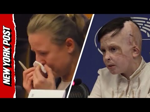 Translator SOBS While Speaking for Injured Ukrainian Boy Who Lost Mom in Russian Attack