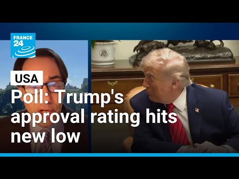 Trump’s approval rating slides: US president ‘significantly underwater’, expert says • FRANCE 24