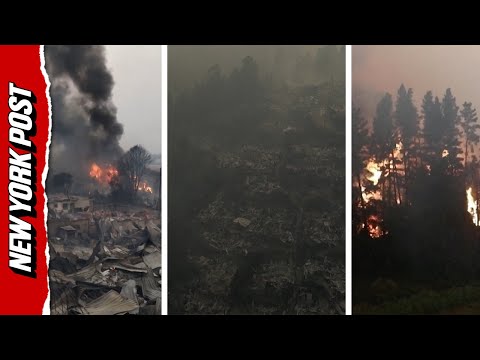 Forest Fires Ravage Part Of Chile Killing At Least 16 People