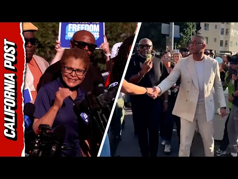 Sour and Fishy: Don Lemon and Karen Bass Address Crowd Outside L.A. Court