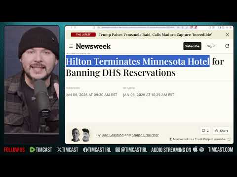 HILTON TERMINATES HOTEL AFTER BANNING DHS | Tim Pool