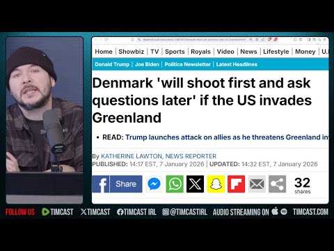 Denmark Threatens To KILL US TROOPS If They Take Greenland | Tim Pool