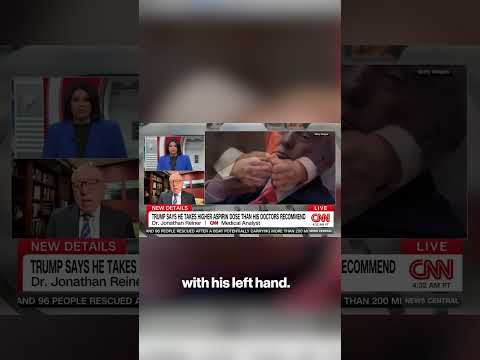 CNN medical analyst dismisses Trump’s daily aspirin routine: ‘Makes no sense’ #shorts