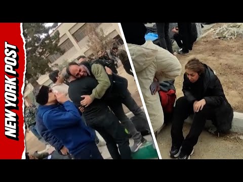 Heartbreaking Footage Shows Iranian Families Searching Rows of Bodies After Protest Crackdown