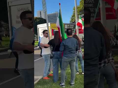 U-Haul Plows Into Crowd at Iran Protest in Los Angeles as Chaos Erupts on Video #shorts