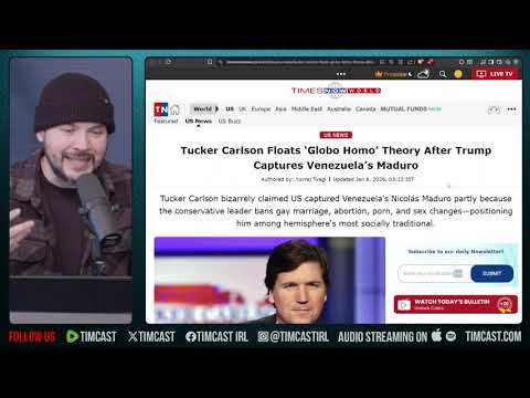 Tucker Carlson SLAMS GLOBO HOMO Agenda In Venezuela | Tim Pool
