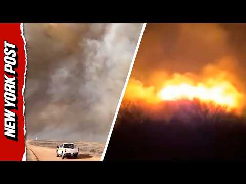 Raging Stevens Fire Rips Through the Midwest Prompting Immediate Evacuations Across Counties