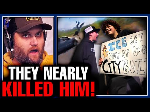 STUDENTS RUNS OVER MAN AT ANTI-ICE PROTEST!