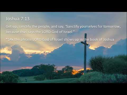 AMAZING JOSHUA–How Joshua Shows Us The Way of Sanctification