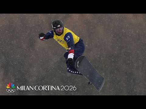 USA’s Nick Baumgartner, 44, logs good effort in snowboard cross | Winter Olympics 2026 | NBC Sports