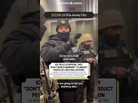 ICE Agents Confronted by NJ Councilmember in HEATED Spat: ‘Don’t Need a Warrant’ #shorts