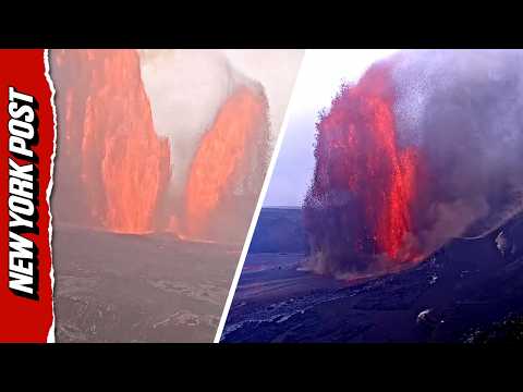 Hawaii’s Kilauea Blasts Lava 35,000 Feet Above Sea Level