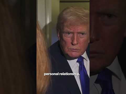 Reporter Asks Trump on Possible Relationship Between Noem and Lewandowski #shorts