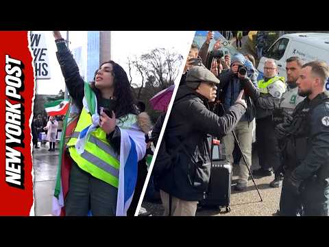 Protests Erupt in Geneva as US and Iran Wrap up Nuclear Talks