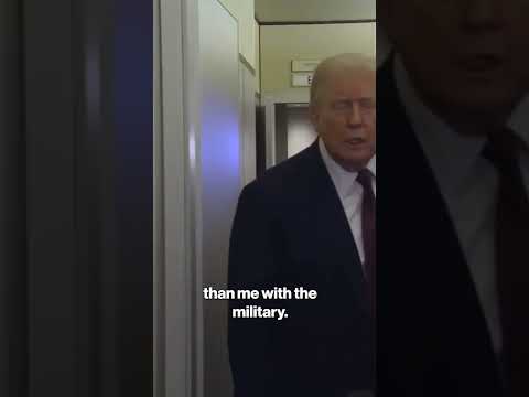 Trump SLAMS Two Reporters on Air Force One #shorts