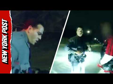 Moment SUV Slams into State Trooper During Traffic Stop in Mamaroneck, NY