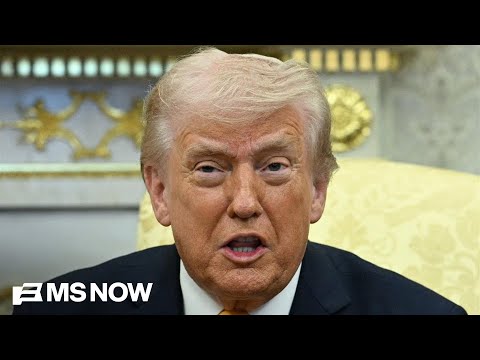 Trump to MS NOW: We could leave Iran right now but that’s not an acceptable situation