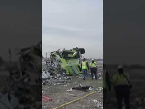New Video Reveals Shredded Wreckage of LaGuardia Plane Crash #shorts