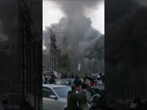 Israeli air strikes target building near government headquarters in Beirut