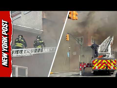 Firefighters battle massive New Jersey inferno