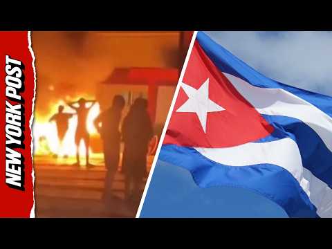 Cubans Chant ‘Down with Communism,’ Attack Gov’t Building During Violent Night of Protests