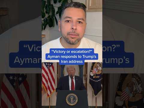 ‘Victory or escalation?’: Ayman responds to Trump’s Iran address