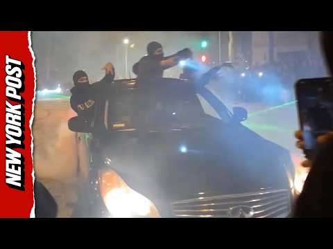 Chaos Caught on Livestream as Shooting Breaks Out at LA Street Takeover