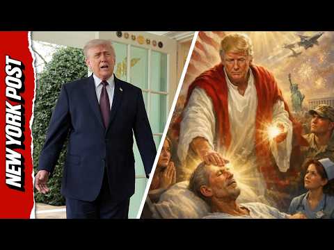 Trump Downplays Image Depicting Him as Jesus Christ