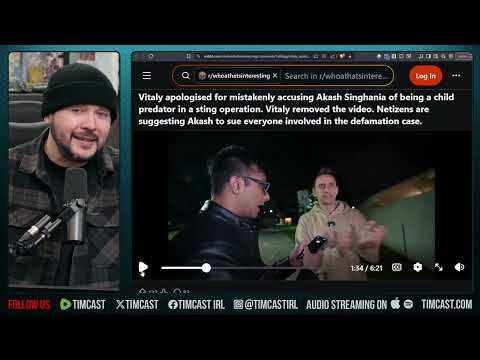 INSANE VIDEO Shows Predator Sting BACKFIRE Targeting INNOCNET Guy | Tim Pool