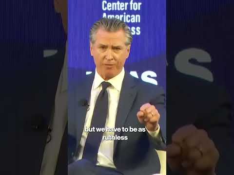Newsom Urges Democrats to Get ‘Ruthless’ in Elections #shorts