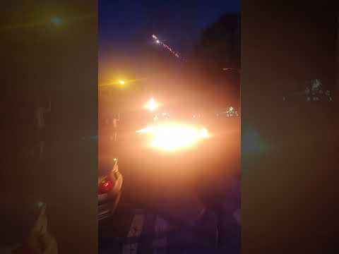 Unhinged Teen Blasts Flamethrower in Chaotic Takeover #shorts