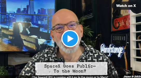SpaceX goes public in 3 days. At $1.8 trillion and 100 times sales it’s the most expensive IPO in history.