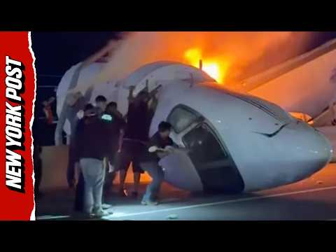Terrified Passengers Slam on Windows to Escape Plane Wreck on Texas Highway