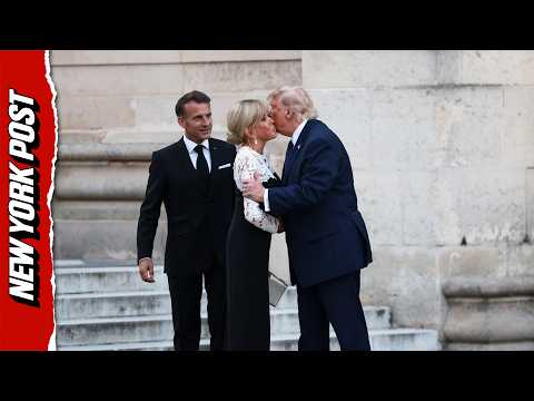 Trump Gushes Over Brigitte Macron Calling Her ‘Amazing Woman’ During Versailles Visit