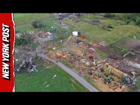 Tornado Leaves Path of Destruction Across Illinois County
