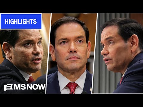 Marco Rubio’s HEATED moments with Senate on Iran, outbreaks, missing funds | MS NOW Highlights
