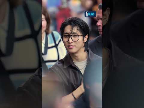 Oppa!! 😍 Han from Stray Kids arrives at Milan Fashion Week in style. (🎥: Getty)
