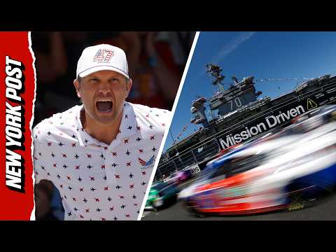 Pete Hegseth Goes Wild at NASCAR Race at Coronado Naval Base