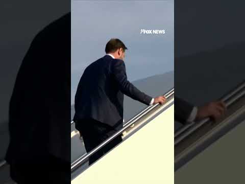 NOW: Vance boards Air Force Two in Switzerland for his return to the United States #news #usa #us