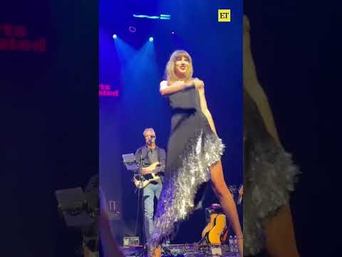 #taylorswift Performs “Love Story” With #laineywilson at ‘TEU’s Tight Ends and Friends Concert