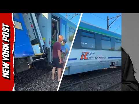 Two train collision causes four train cars to derail in Poland, 220 evacuated
