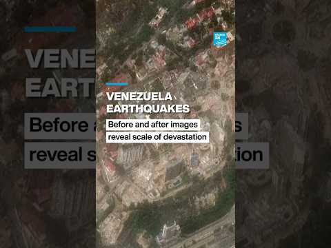 Venezuela earthquakes: Before and after images reveal scale of devastation • FRANCE 24 English