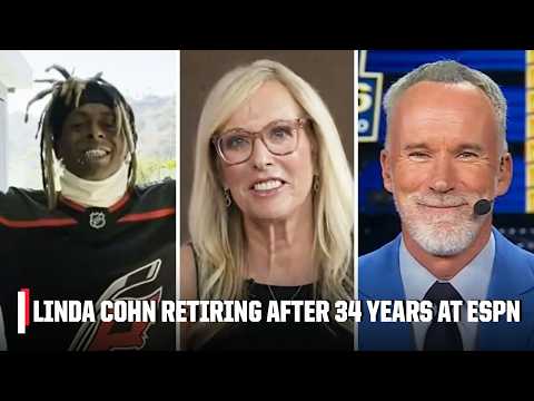 Lil Wayne and John Buccigross say farewell to Linda Cohn after 34 years on SportsCenter