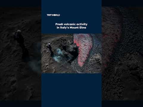 Fresh volcanic activity in Italy’s Mount Etna