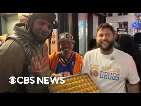 Meet “The Baklava Guy” sweetening up the Knicks games in NYC
