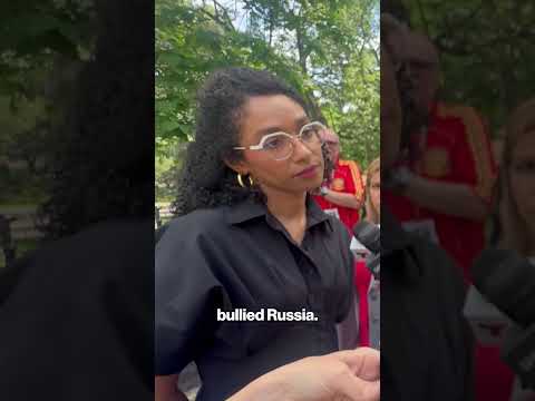 Mamdani-backed NY House candidate refuses answer for puppeting Putin’s Ukraine talking points#shorts
