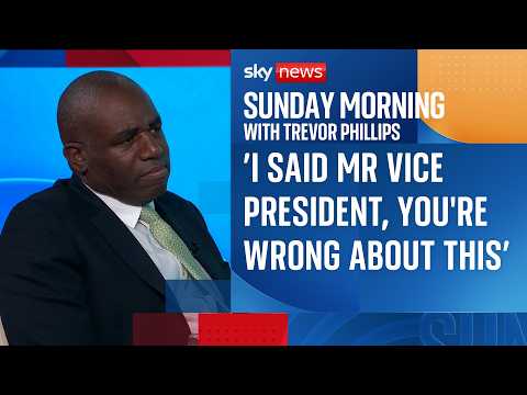 ‘You’re wrong’: David Lammy told JD Vance Henry Nowak’s death had nothing to do with mass migration