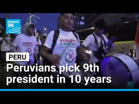 Peru votes for its ninth president in 10 years • FRANCE 24 English