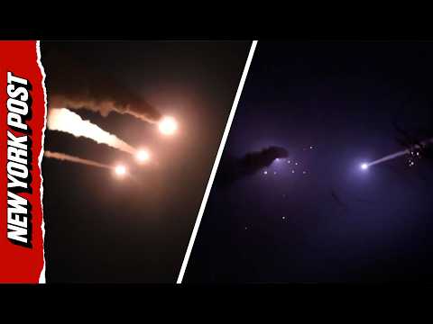 Missiles Fly as Iran and Israel Exchange Strikes in Dramatic New Footage