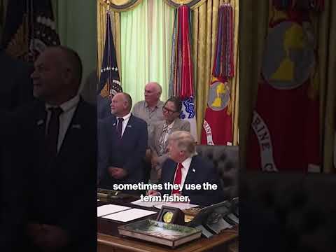 ‘These People Are Crazy’: Trump TROLLS Fisher Gender Language Debate #shorts